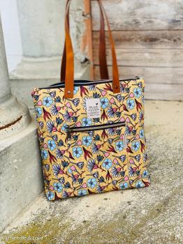 Preview: Canvas Garden Stories by Emjo Design Blumen auf Senf von Swafing